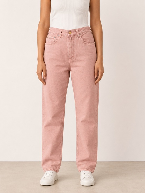 Dr. Denim Denim - DR DENIM Echo High Rise Straight Leg Jeans Washed Pink 31 32